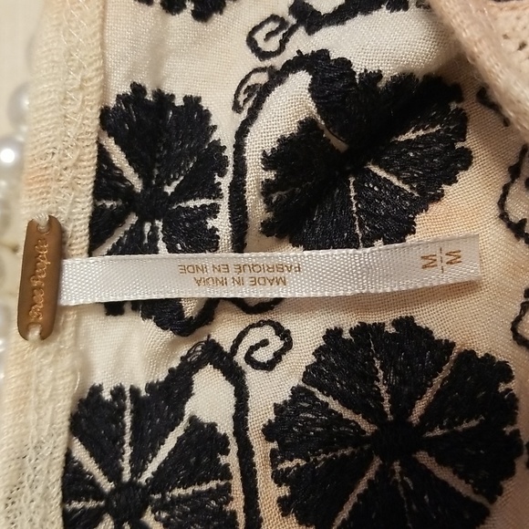 Free People Long Sleeve Embroidered Shirt - Picture 9 of 11